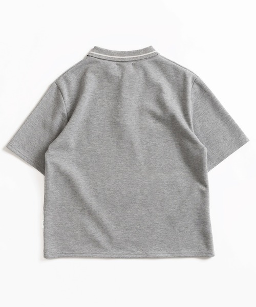 「MUHET」 半袖ポロシャツ X-LARGE ボルドー レディース_画像4