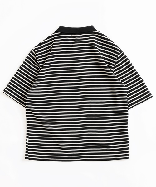 「MUHET」 半袖ポロシャツ X-LARGE ボルドー レディース_画像8