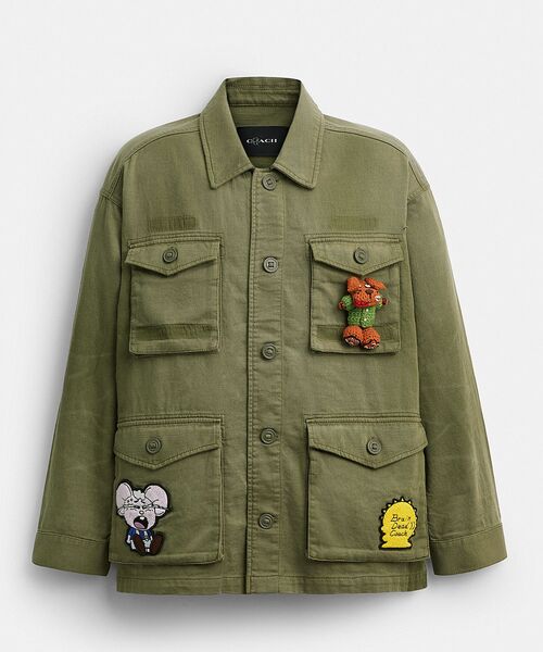 ブルゾン アウター 「COACH | BRAIN DEAD」サープラス ジャケット メンズ レディースの画像