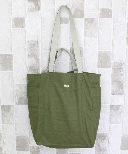 HAY（ヘイ） トートバッグ ONE SIZE オリーブ レディース : ZOZOTOWN 