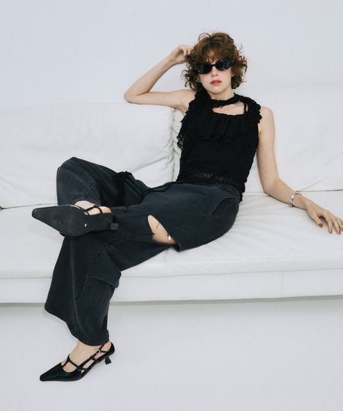 JOSE MOON（ジョゼムーン） RAFFLE LACE TOPS/ラッフルレーストップス