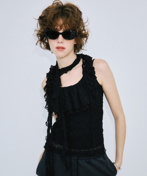 JOSE MOON（ジョゼムーン） RAFFLE LACE TOPS/ラッフルレーストップス