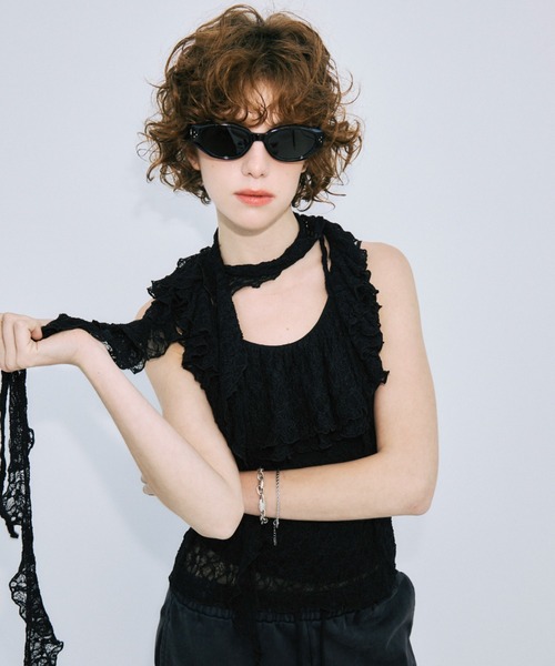 JOSE MOON（ジョゼムーン） RAFFLE LACE TOPS/ラッフルレーストップス