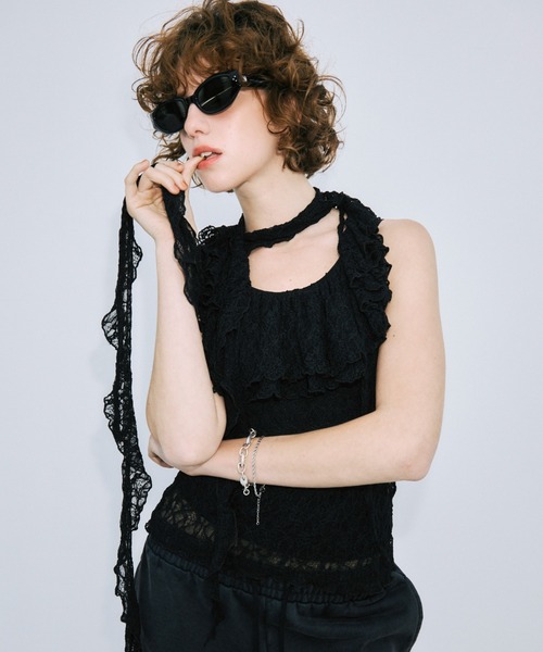 JOSE MOON（ジョゼムーン） RAFFLE LACE TOPS/ラッフルレーストップス