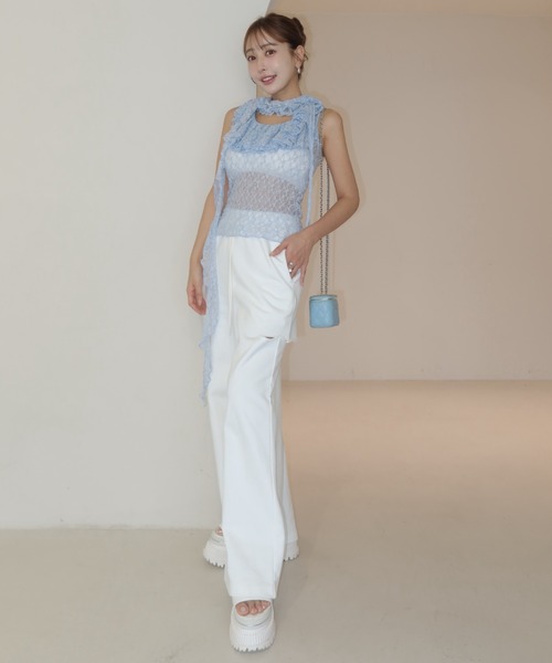 JOSE MOON（ジョゼムーン） RAFFLE LACE TOPS/ラッフルレーストップス