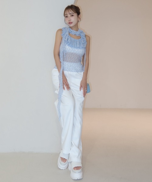 JOSE MOON（ジョゼムーン） RAFFLE LACE TOPS/ラッフルレーストップス