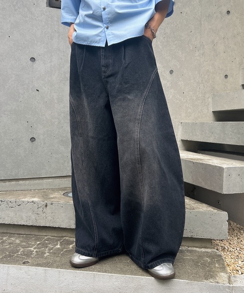 「MandO(エムオー)」 パンツ MEDIUM グリーン メンズ_画像5