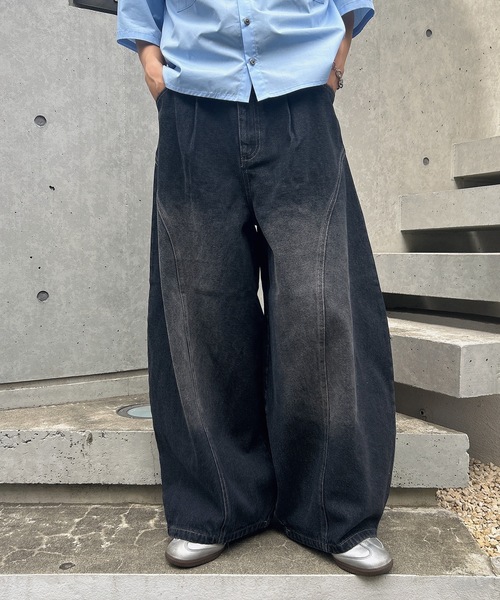 「MandO(エムオー)」 パンツ MEDIUM グリーン メンズ_画像6