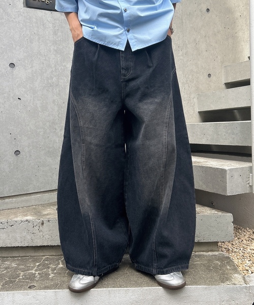 「MandO(エムオー)」 パンツ MEDIUM グリーン メンズ_画像7