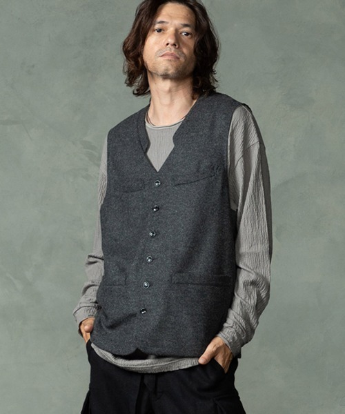 EGO TRIPPING（エゴトリッピング） ベスト ジレ mcg3858-FRENCH GILET