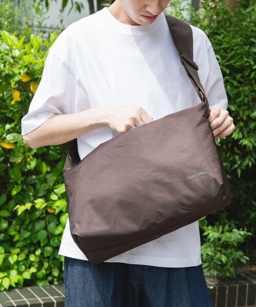 「YAKPAK」 ショルダーバッグ - チャコールグレー メンズ_画像7