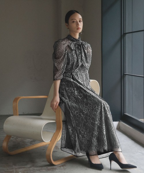 「GIRL」 半袖ワンピース 2L グリーン レディース_画像2