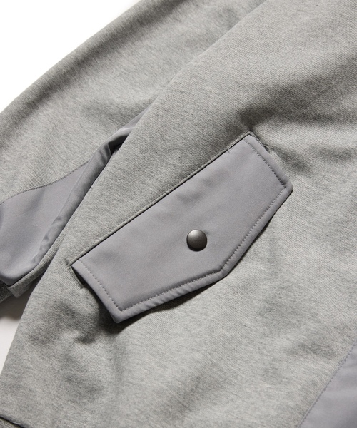 「VIRGOwearworks」 ジップアップパーカー 4 ブラック メンズ_画像3