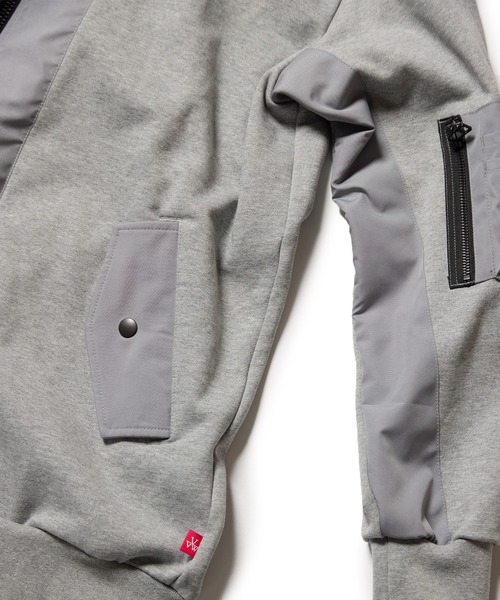 「VIRGOwearworks」 ジップアップパーカー 4 ブラック メンズ_画像5