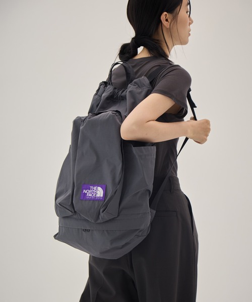 ザノースフェイスパープルレーベル マウンテンウインドデイパック 〈ブラック〉 THE NORTH FACE PURPLE LABEL デイバック リュック 「THE LABEL/ザ