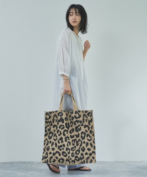 「Audrey and John Wad」 7分袖ワンピース FREE ベージュ レディース_画像9