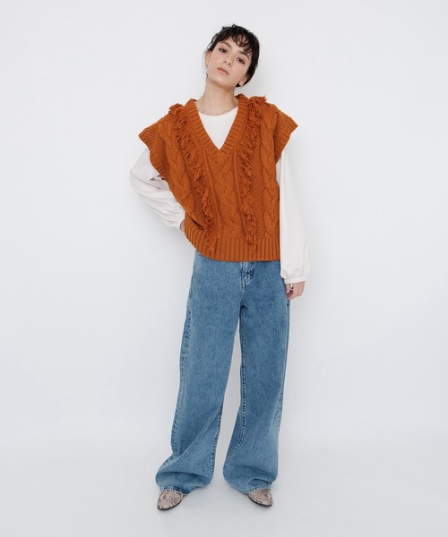 リーバイス メイドアンドクラフテッド ジレ ニットベスト ノースリーブ Levi's ベスト ジレ Levi's/リーバイス LEVI'S(R) MADE＆CRAFTED