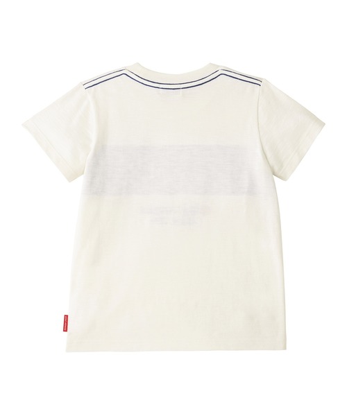 tシャツ Tシャツ チェック切り替え半袖Tシャツ キッズ : 59745586  