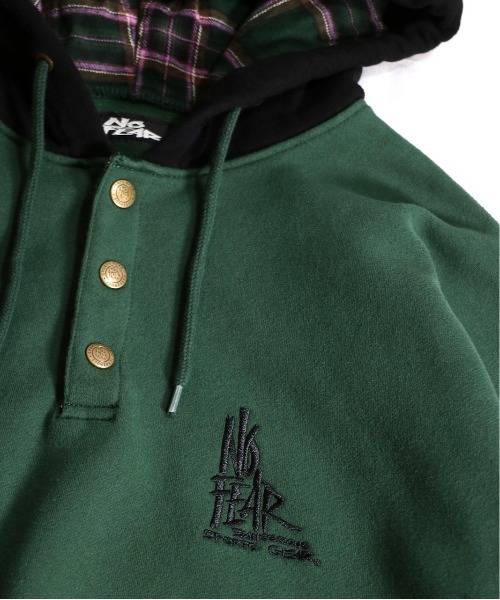 NOFEAR 　ノーフィアー　パーカー　フーディー　サンフェード　Y2K C.E.L.STORE パーカー NO FEAR/ノーフィア SKATE PULL HOODIE