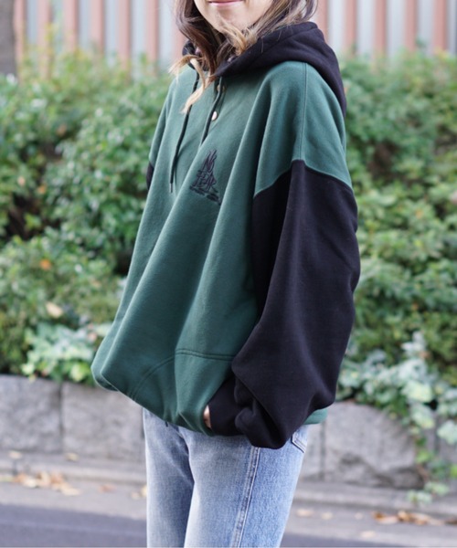 NOFEAR 　ノーフィアー　パーカー　フーディー　サンフェード　Y2K C.E.L.STORE パーカー NO FEAR/ノーフィア SKATE PULL HOODIE