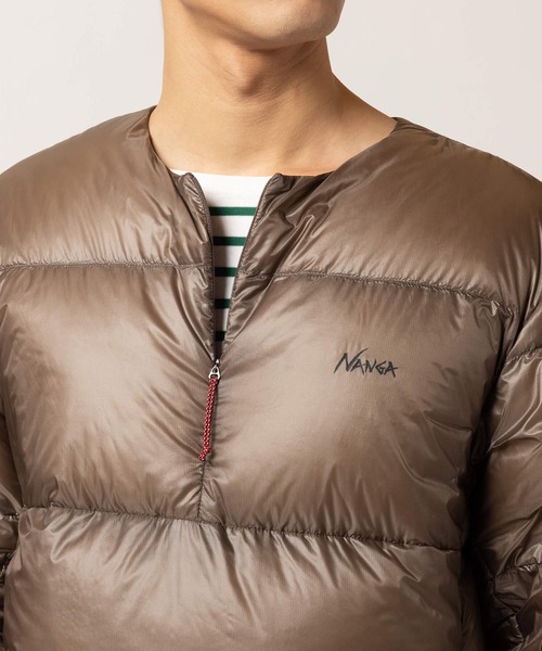 ダウン ダウンジャケット MOUNTAIN LODGE DOWN CREW NECK TOP/マウンテンロッジダウンクルーネックトップ ダウン MOUNTAIN LODGE DOWN CREW NECK 10dnリサイクルナイロン