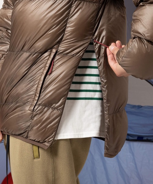 ダウン ダウンジャケット MOUNTAIN LODGE DOWN CREW NECK TOP/マウンテンロッジダウンクルーネックトップ ダウン MOUNTAIN LODGE DOWN CREW NECK 10dnリサイクルナイロン