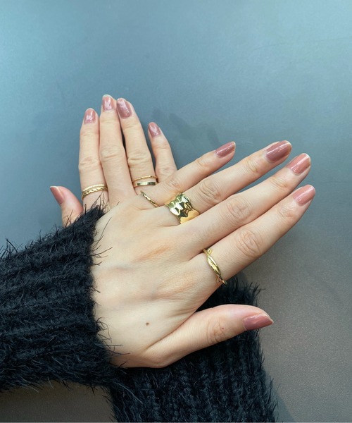 指輪 リング 「NiiNa」シンプルリング8点セット レディース : ZOZOTOWN