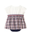 ベビー服 ロンパース ミキハウスベア ショートオールの詳細画像1