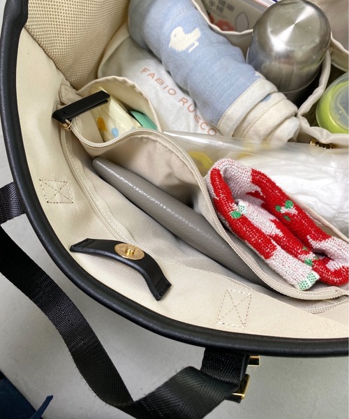 SOLPRESA（ソルプレーサ） マザーズバッグ バイカラー軽量キャンバス