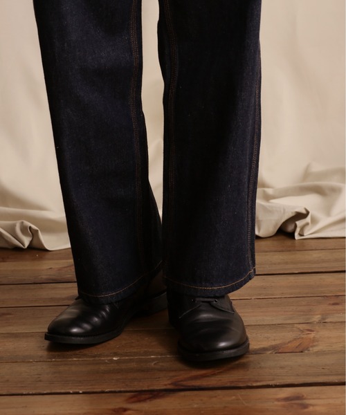 パンツ WIDE GRIDE DENIM PANTS / Schott N.Y.C Schott N.Y.C ジーンズ 「直営限定」Schott/ショット/WIDE GRIDE