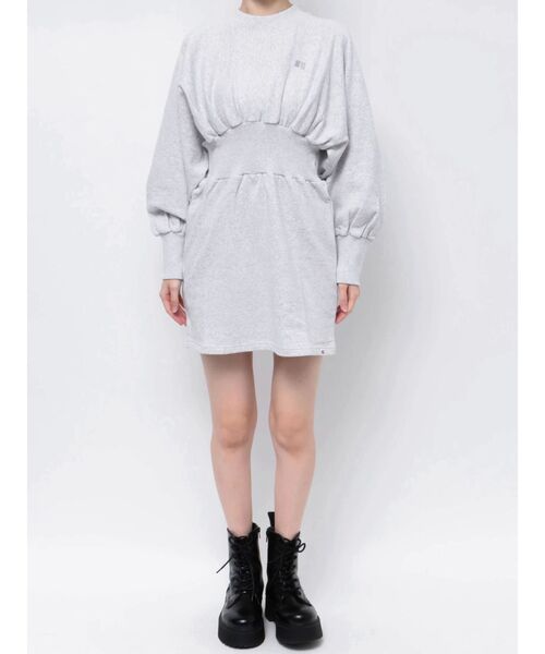 ワンピース 「RUSSELL ATHLETIC&times;MURUA」ウエストリブミニワンピース