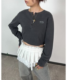 WHO’S WHO gallery【SLOPPY】SロゴモックネックラインTEE WHO'S WHO gallery - WHO'S WHO gallery【SLOPPY】Sロゴモック
