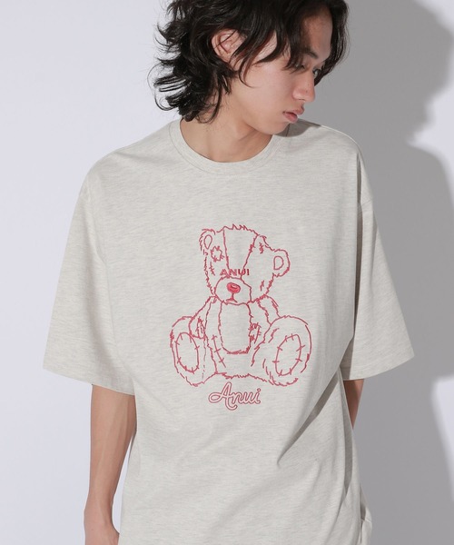 Anui（アニュイ） tシャツ 半袖 「UNISEX/2サイズ展開」GRMベアーT