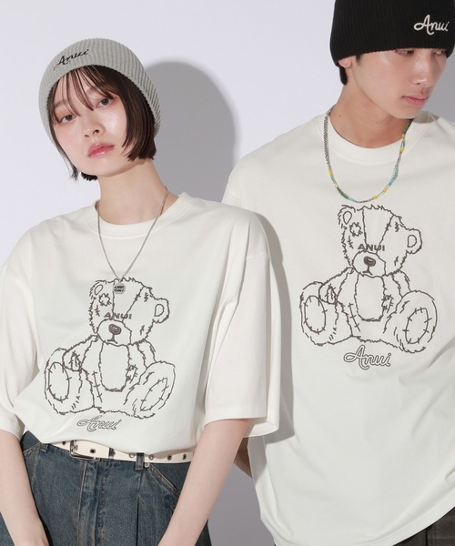 Anui（アニュイ） tシャツ 半袖 「UNISEX/2サイズ展開」GRMベアーT