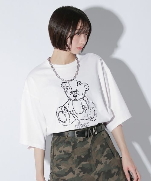 Anui（アニュイ） tシャツ 半袖 「UNISEX/2サイズ展開」GRMベアーT