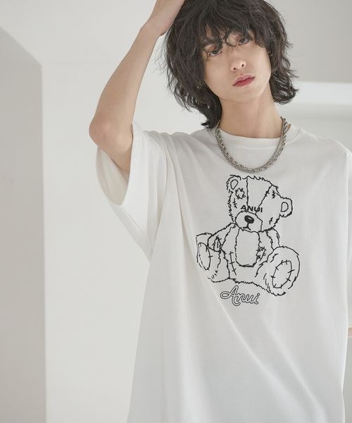 Anui（アニュイ） tシャツ 半袖 「UNISEX/2サイズ展開」GRMベアーT
