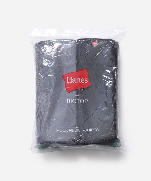 Hanes for BIOTOP Tシャツ パックT BIOTOP(ビオトープ) / 【Hanes for BIOTOP】EX MOCK PACK T 23SS