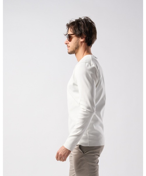 wjk ヘンリーネック tシャツ ct surf henley L/S メンズ : ZOZOTOWN