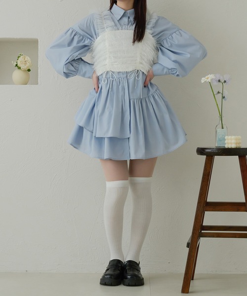 maison celon frill tulle bustier ビスチェ maison celon / frill tulle bustier ビスチェ