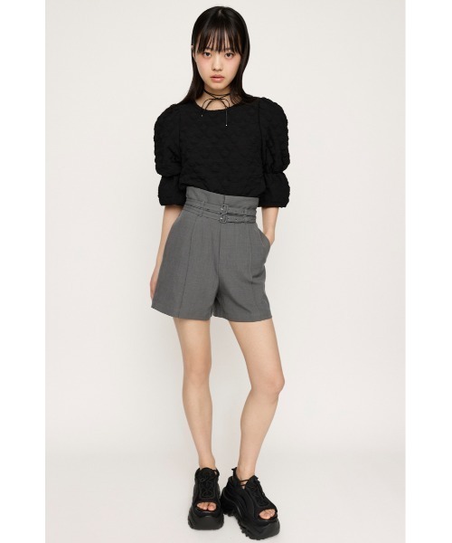 tシャツ パフスリーブカットトップ レディース SLY tシャツ PUFF SLEEVE CUT TOPS パフスリーブ カット