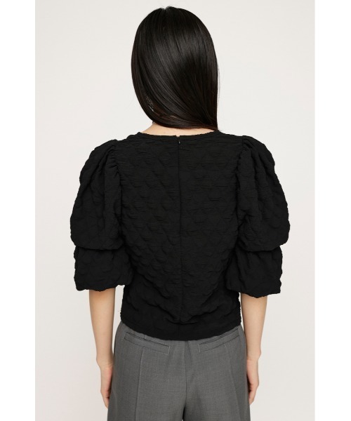 SLY tシャツ PUFF SLEEVE CUT TOPS パフスリーブ カット