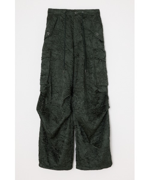 THROW by SLY スラックス パンツ WRINKLE SATIN CARGO PT