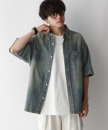シャツ ヴィンテージライク/オーバーダイデニムシャツ メンズ｜ZOZOTOWN Yahoo!店