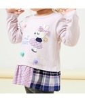 チュニック うさぎアップリケ長袖チュニック(8...の詳細画像3