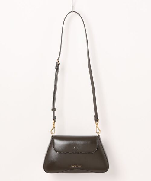 CHARLES & KEITH◇2way エステ トラピーズバッグ◇送料込 ダブルハンドル トラペーズトートバッグ - トープ | CHARLES