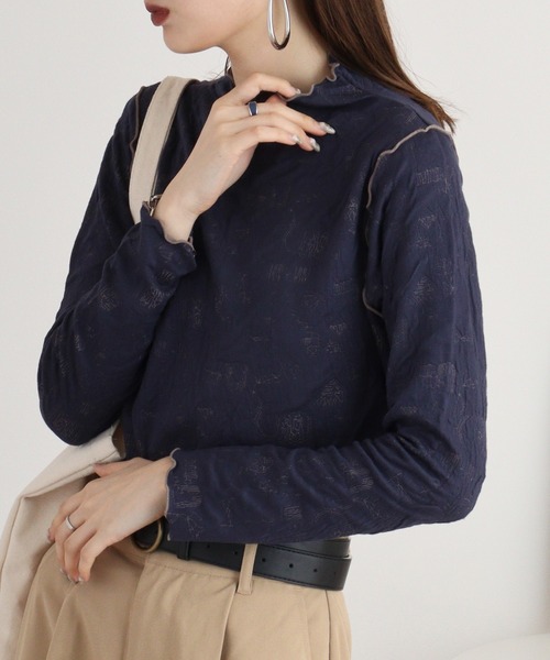 tシャツ BRODIAEA 線画メロウプルオーバー レディース