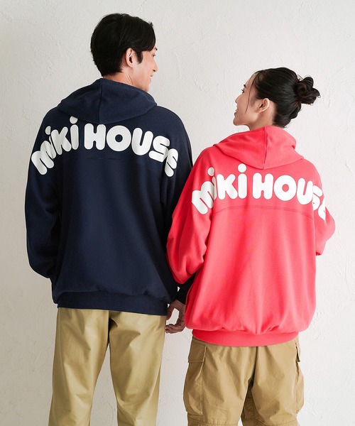 MIKI HOUSE（ミキハウス） パーカー 「WEB限定」バックロゴパーカー