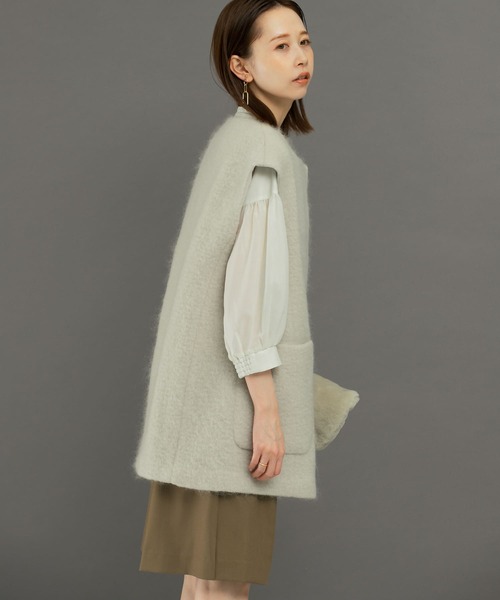 ベスト ジレ モヘアシャギーベスト レディース ベスト ジレ シャギーモヘアジレ レディース : ZOZOTOWN Yahoo