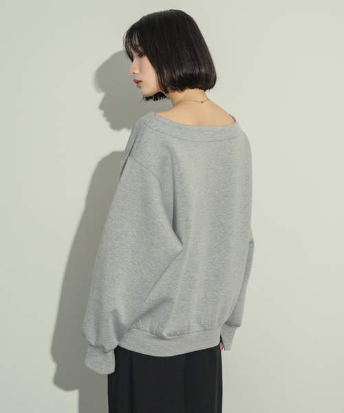 トレーナー スウェット ワンショルカットスウェット レディース NEUNA トレーナー スウェット ワンショルカットスウェット