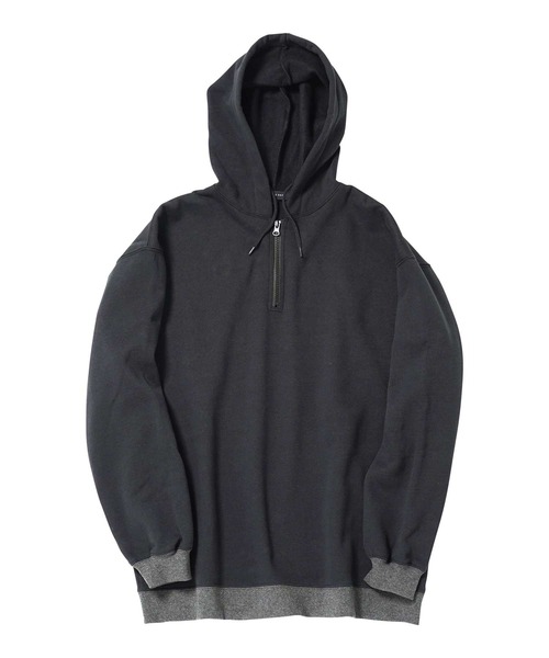 JIGGYS SHOP(ジギーズショップ) パーカー 裏起毛ハーフジップ JIGGYS SHOP(ジギーズショップ) パーカー 裏起毛ハーフジップ
